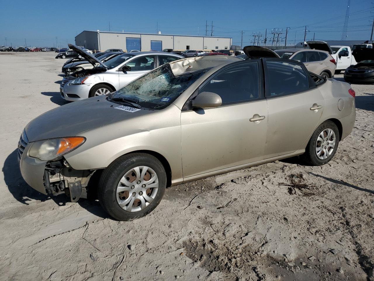 2010 HYUNDAI ELANTRA BLUE