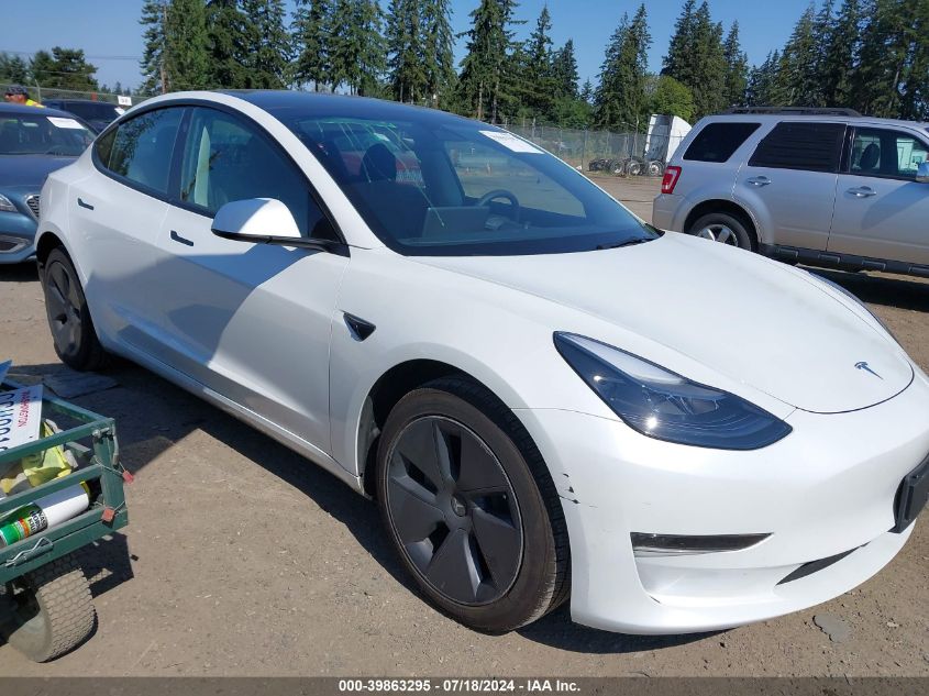 2023 TESLA MODEL 3 REAR-WHEEL DRIVE