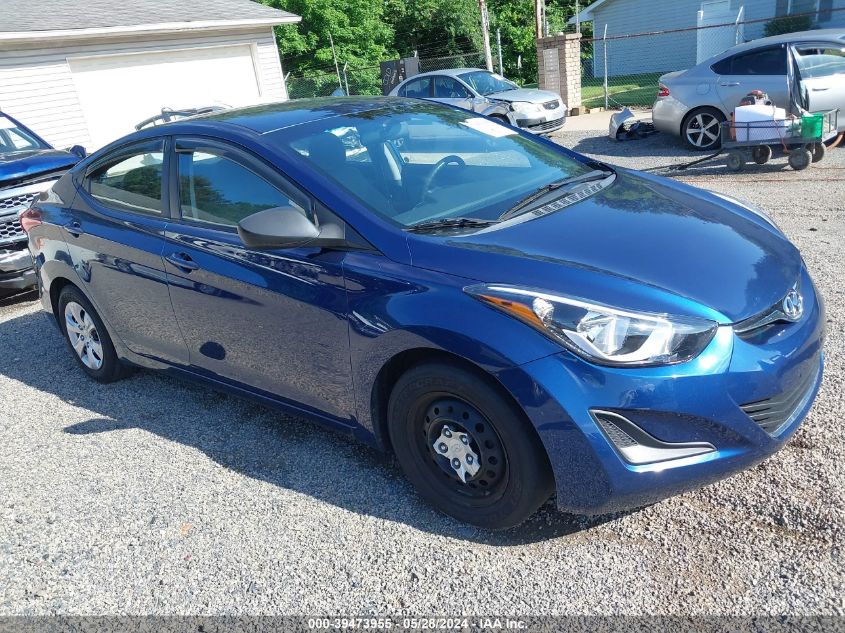 2016 HYUNDAI ELANTRA SE