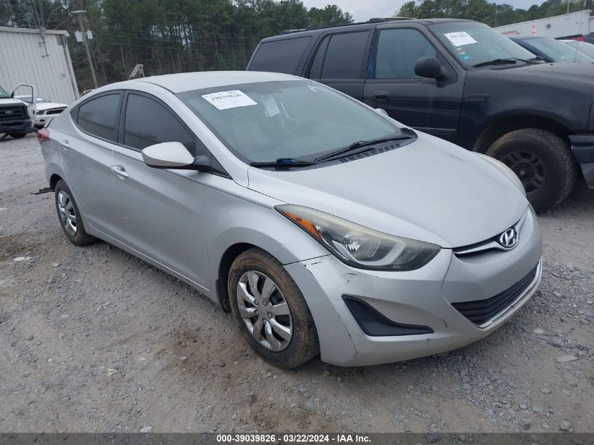 2016 HYUNDAI ELANTRA SE