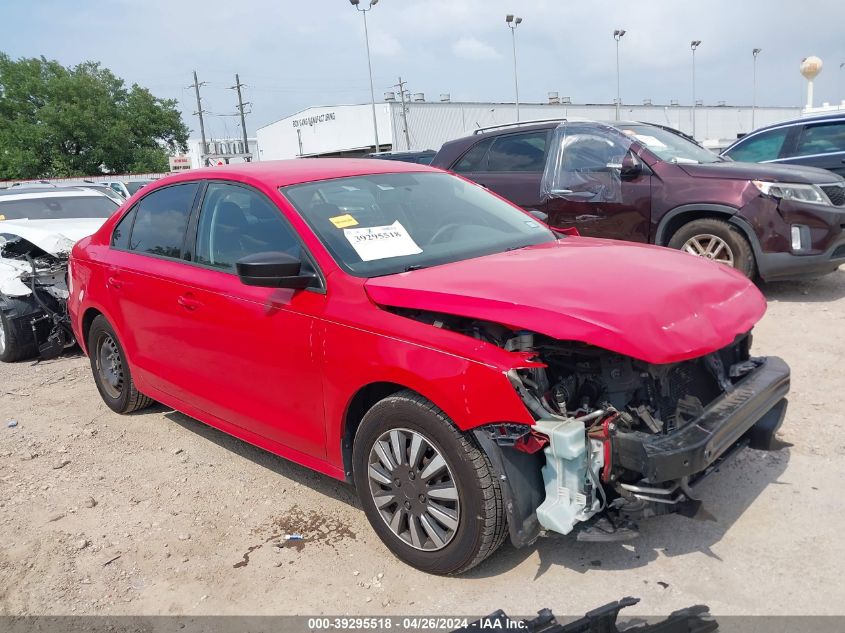 2013 VOLKSWAGEN JETTA 2.0L S