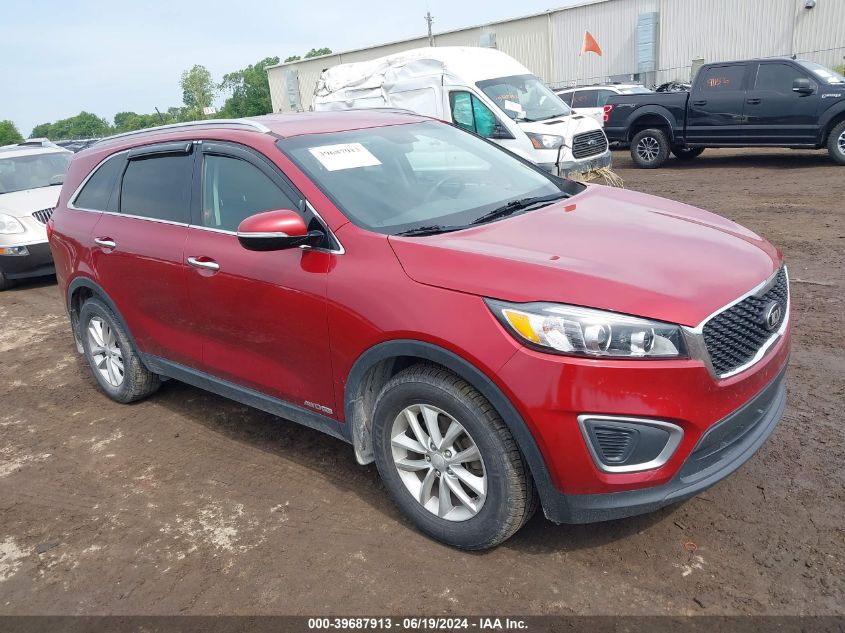 2016 KIA SORENTO 3.3L LX