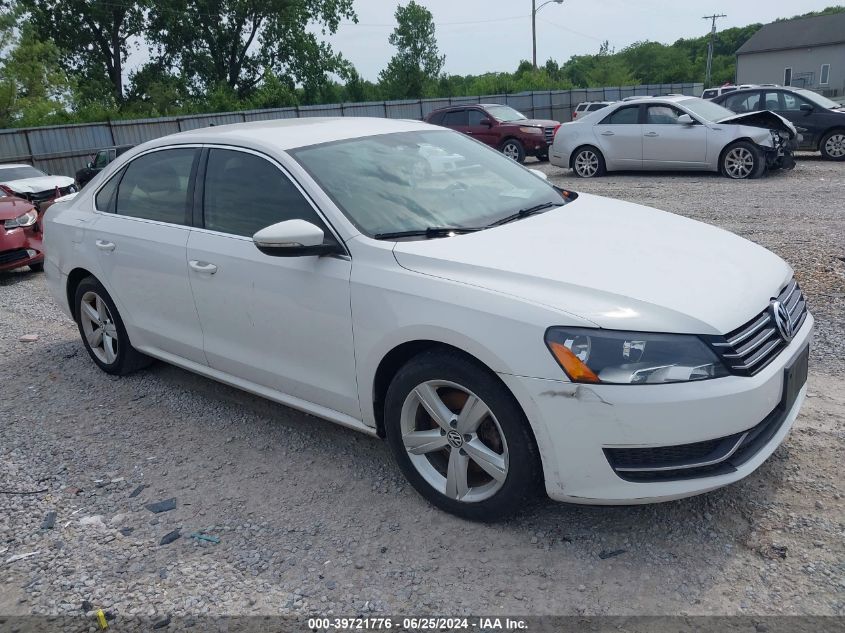 2012 VOLKSWAGEN PASSAT 2.5L SE