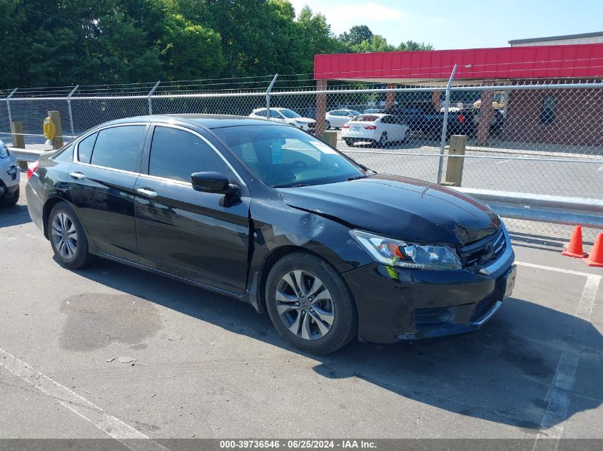 2013 HONDA ACCORD LX