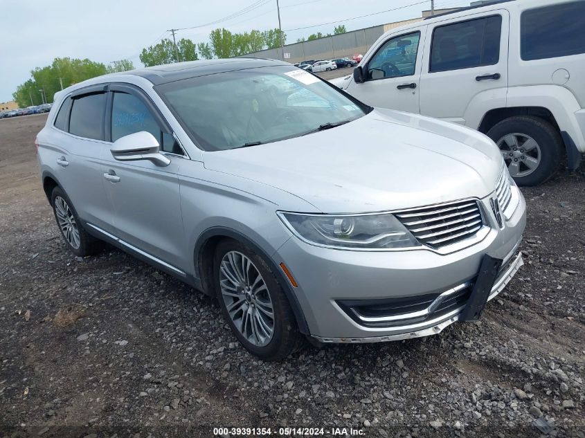 2016 LINCOLN MKX RESERVE