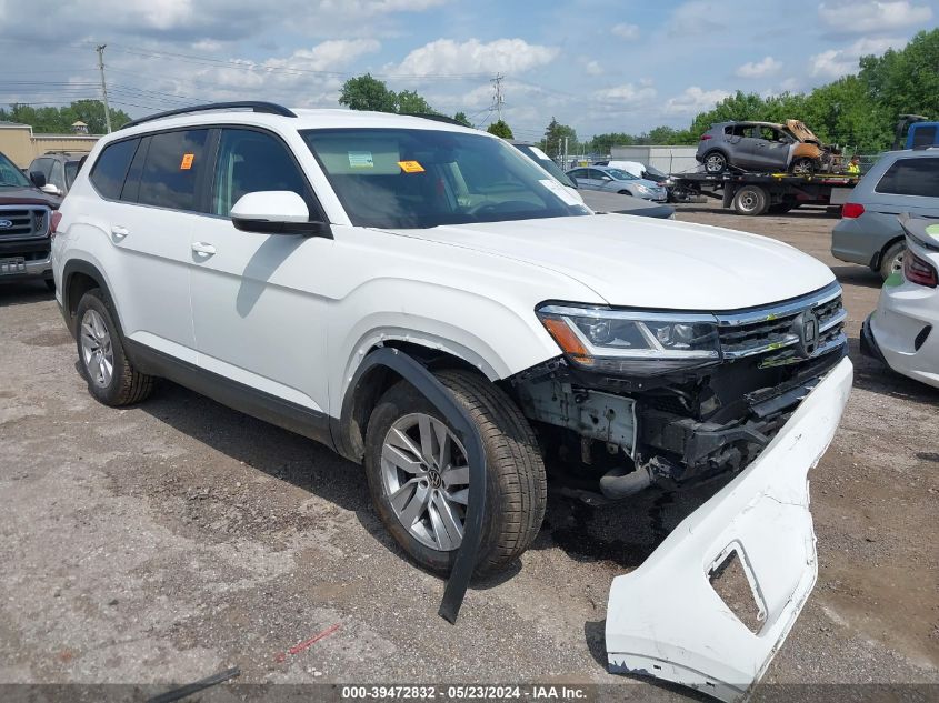 2021 VOLKSWAGEN ATLAS 2.0T S