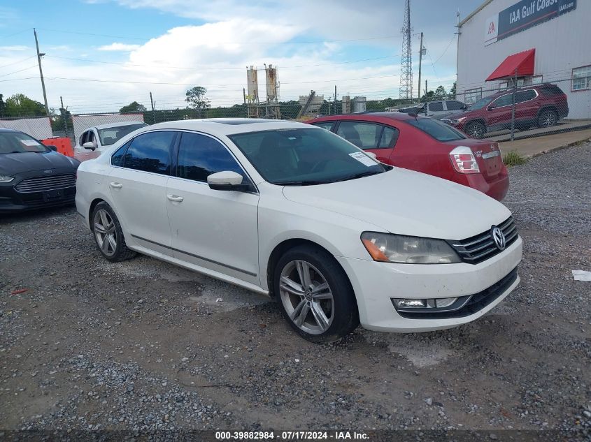 2012 VOLKSWAGEN PASSAT 3.6L V6 SEL PREMIUM