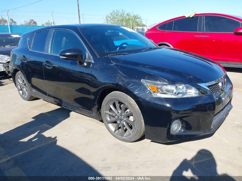 2012 LEXUS CT 200H PREMIUM