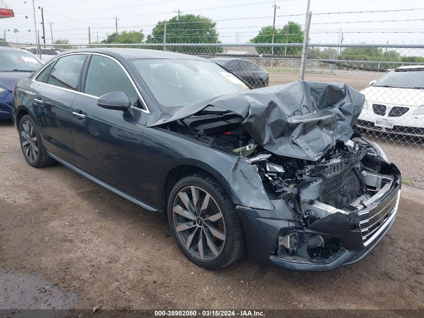 2022 AUDI A4 PREMIUM PLUS 40 TFSI QUATTRO S TRONIC