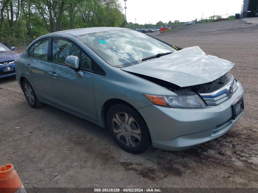 2012 HONDA CIVIC HYBRID