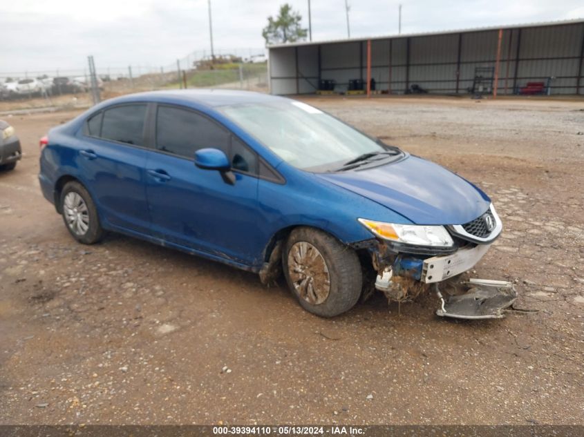 2013 HONDA CIVIC LX