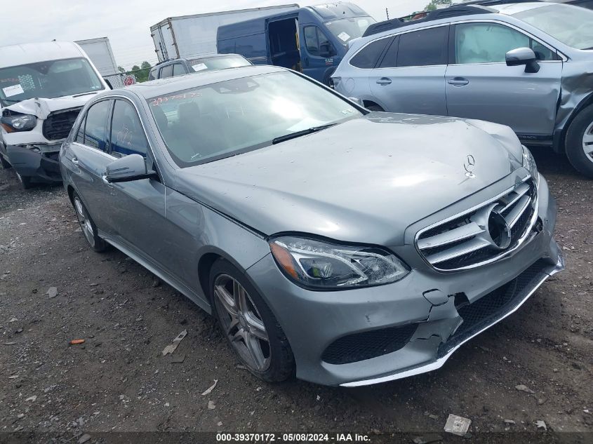 2014 MERCEDES-BENZ E 350 4MATIC