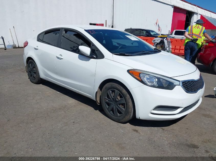 2016 KIA FORTE LX