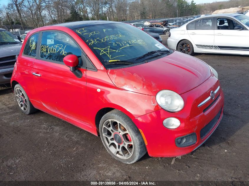 2012 FIAT 500 SPORT