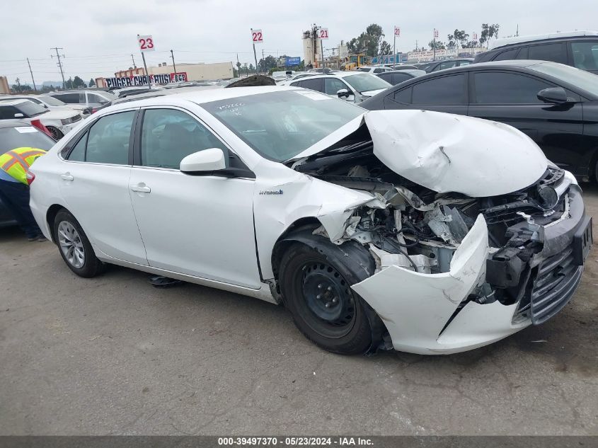 2016 TOYOTA CAMRY HYBRID LE