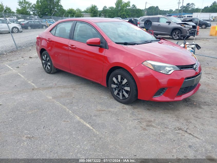 2015 TOYOTA COROLLA LE