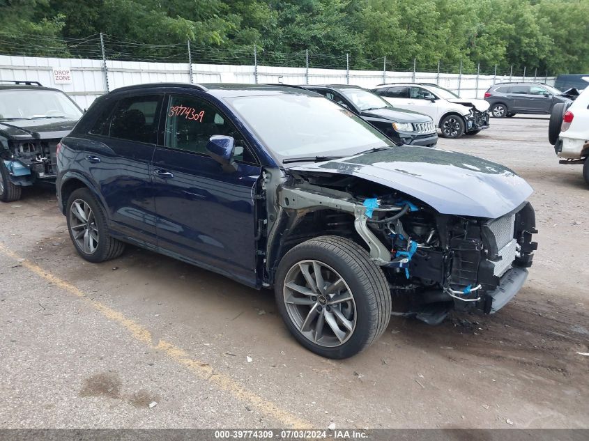 2023 AUDI Q3 PREMIUM PLUS 45 TFSI S LINE QUATTRO TIPTRONIC