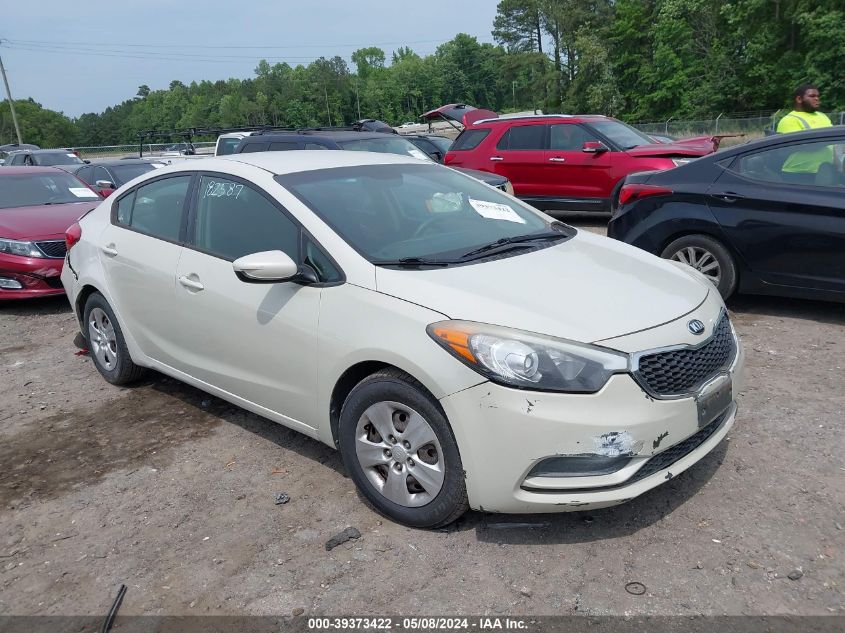 2015 KIA FORTE LX