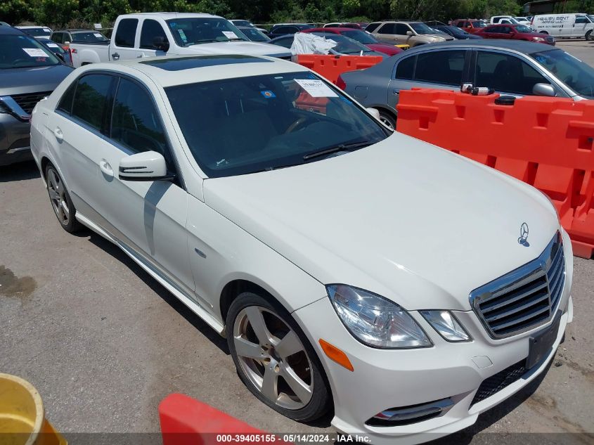 2012 MERCEDES-BENZ E 350 4MATIC