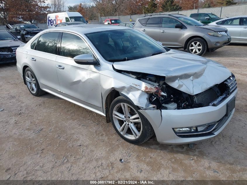 2012 VOLKSWAGEN PASSAT 3.6L V6 SEL PREMIUM