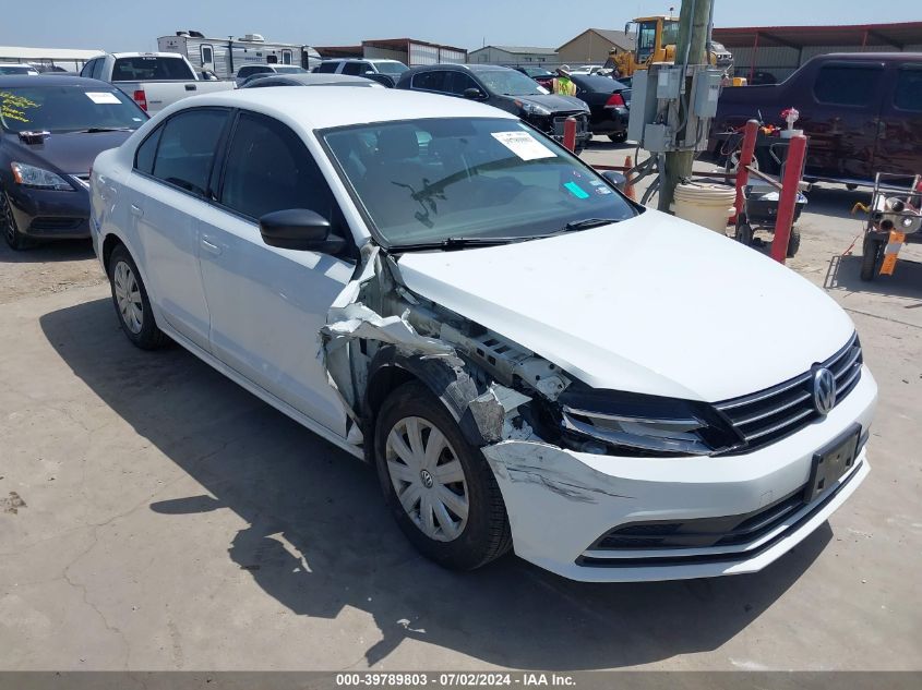 2015 VOLKSWAGEN JETTA 2.0L S