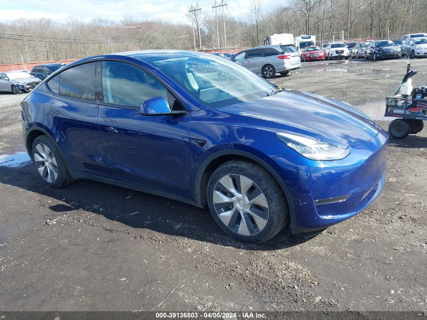 2021 TESLA MODEL Y LONG RANGE DUAL MOTOR ALL-WHEEL DRIVE