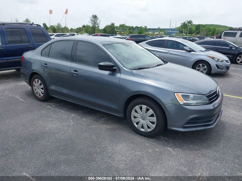 2015 VOLKSWAGEN JETTA 2.0L S