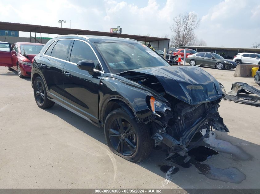 2022 AUDI Q3 PREMIUM 45 TFSI S LINE QUATTRO TIPTRONIC