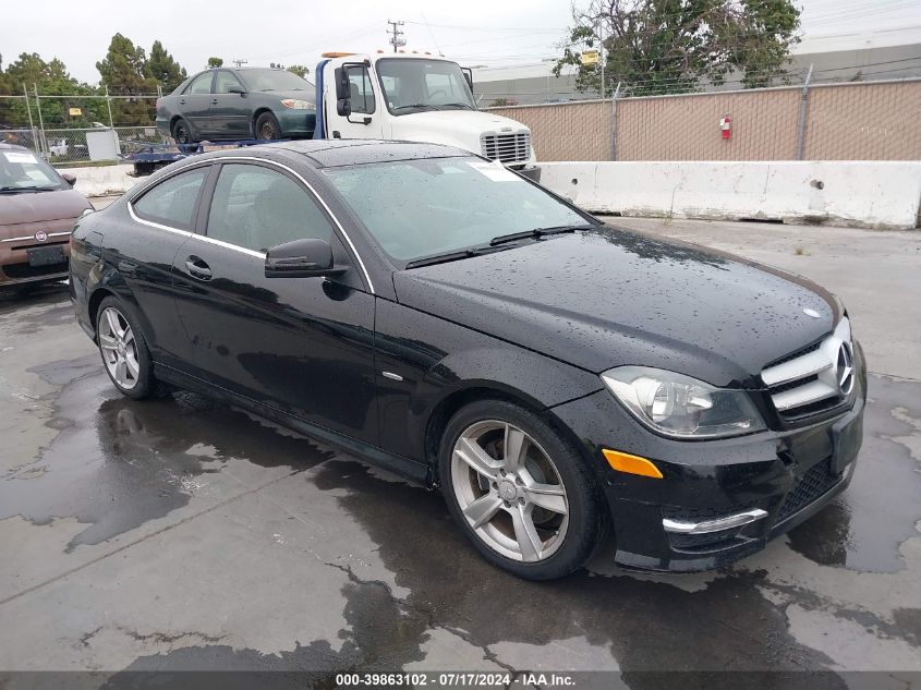 2012 MERCEDES-BENZ C 250