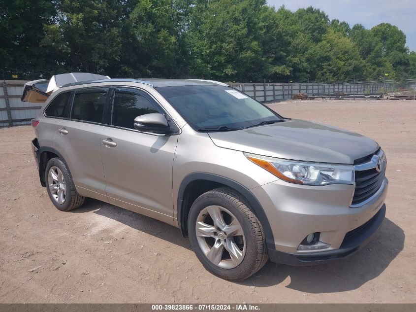 2016 TOYOTA HIGHLANDER LIMITED V6