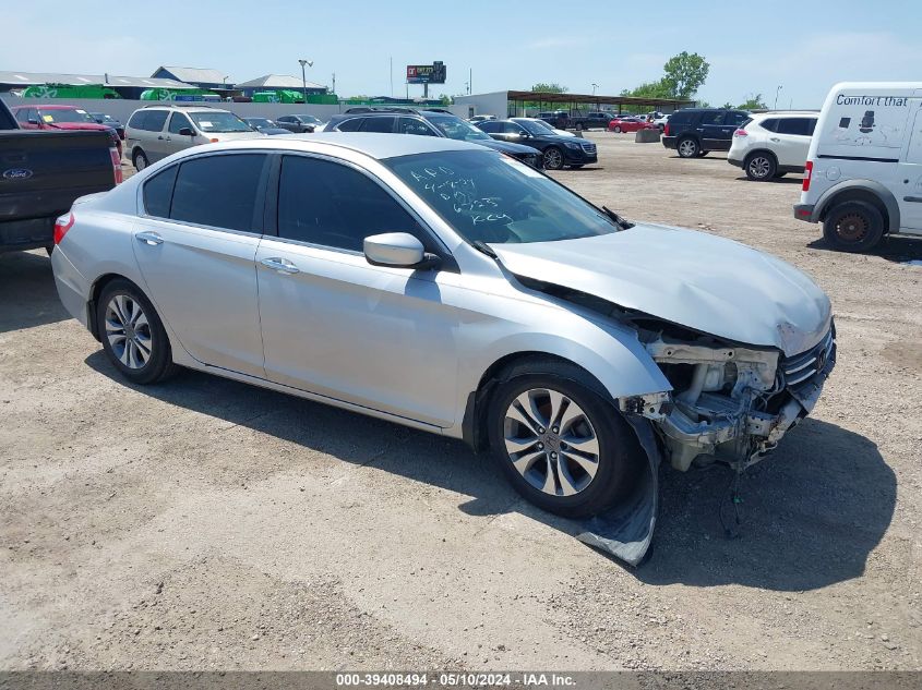 2013 HONDA ACCORD LX