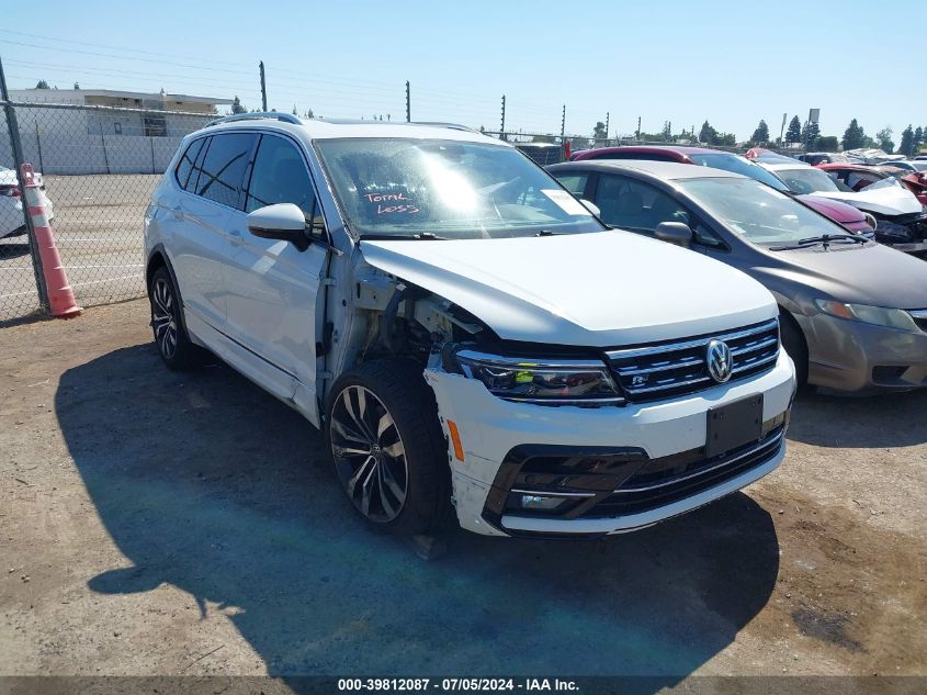 2018 VOLKSWAGEN TIGUAN 2.0T SEL PREMIUM