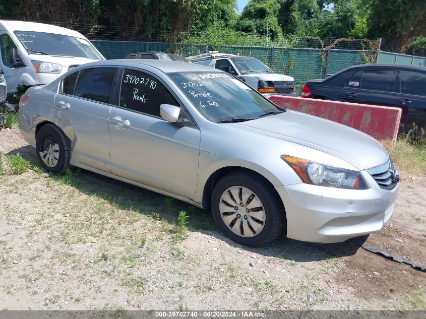 2012 HONDA ACCORD 2.4 LX