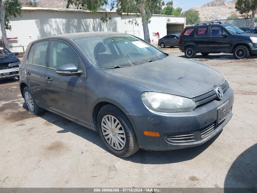 2012 VOLKSWAGEN GOLF 2.5L 4-DOOR