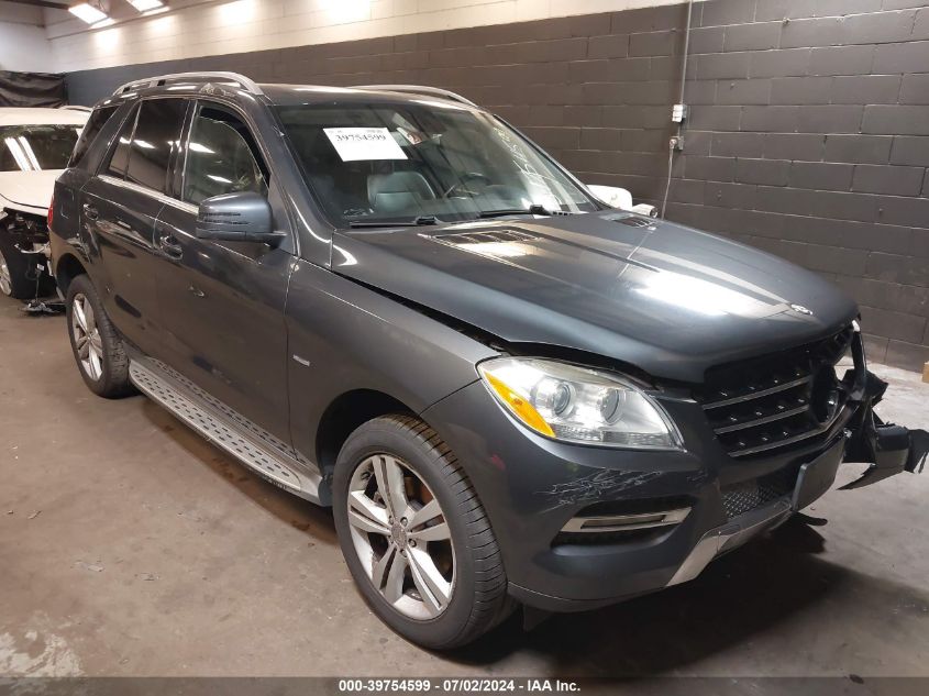 2012 MERCEDES-BENZ ML 350 4MATIC