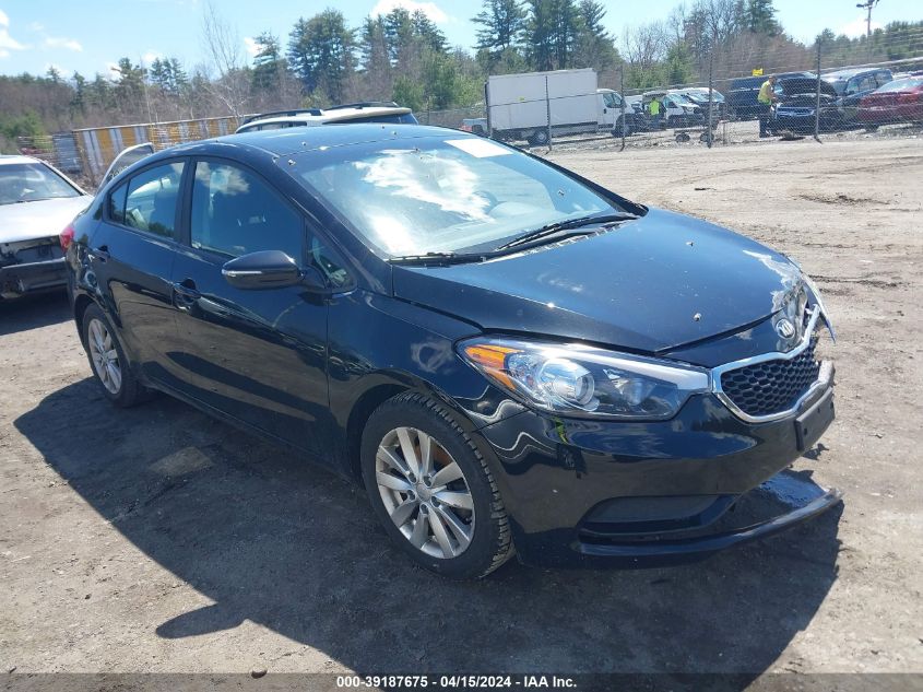 2016 KIA FORTE LX