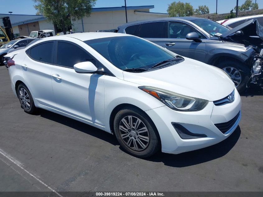 2016 HYUNDAI ELANTRA SE