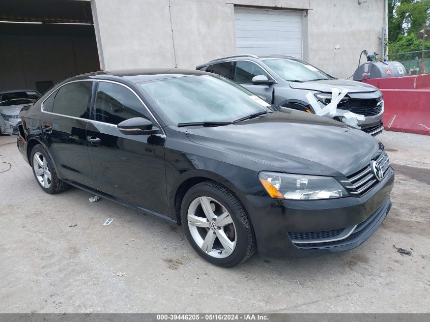 2012 VOLKSWAGEN PASSAT 2.5L SE