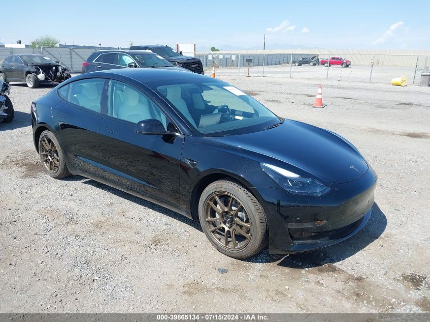 2023 TESLA MODEL 3 REAR-WHEEL DRIVE