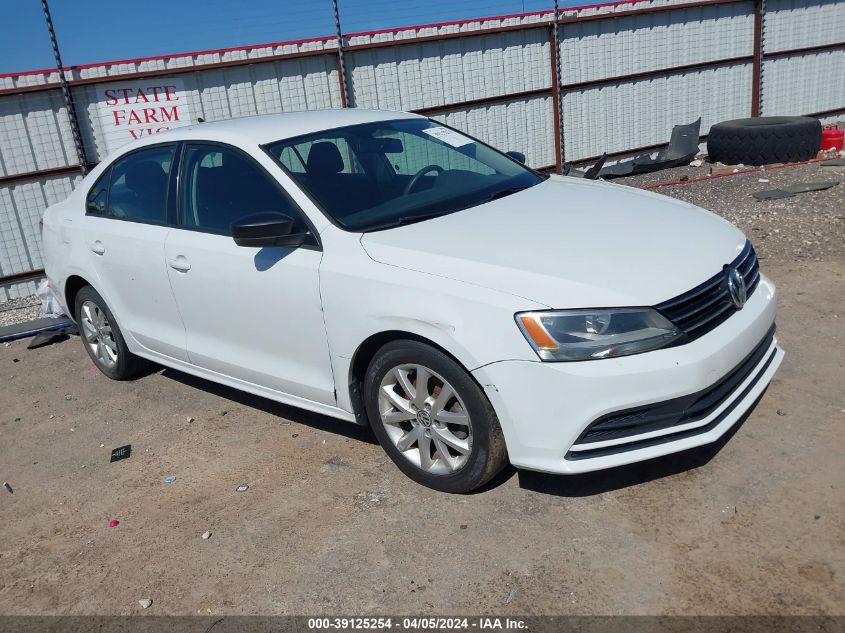 2015 VOLKSWAGEN JETTA 1.8T SE