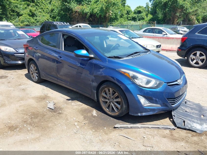 2016 HYUNDAI ELANTRA SE