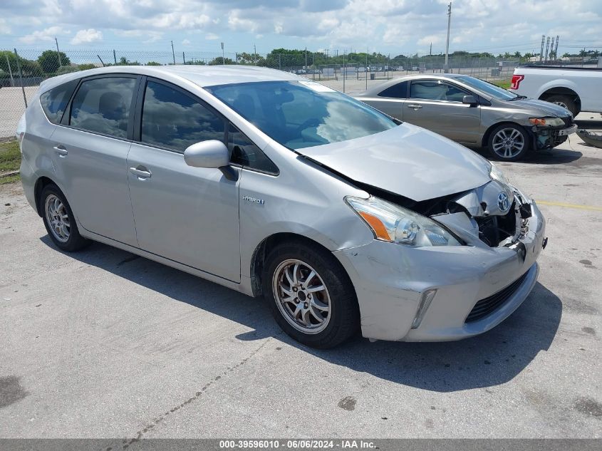 2012 TOYOTA PRIUS V THREE