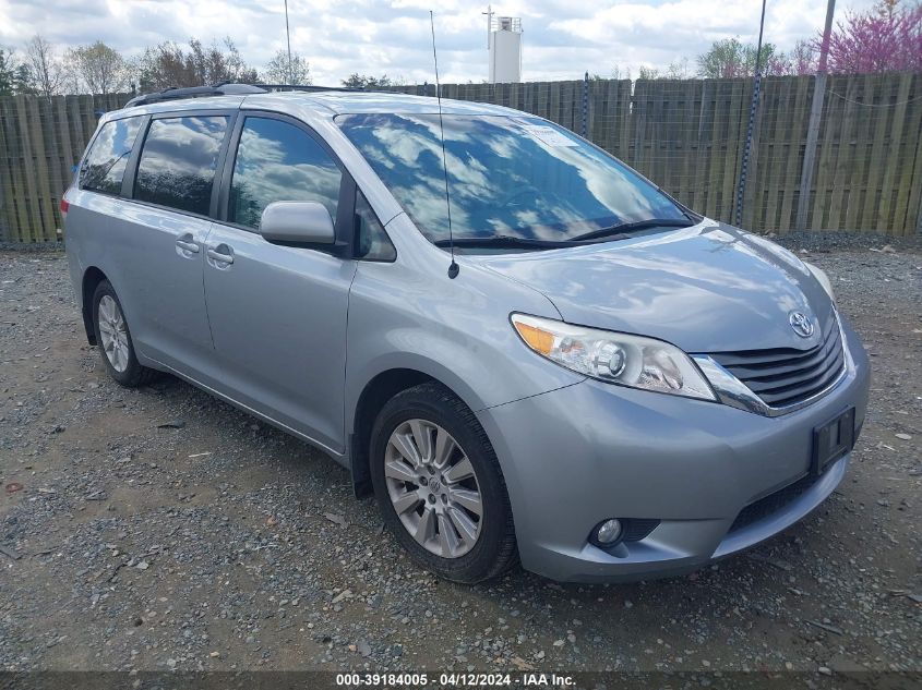 2014 TOYOTA SIENNA XLE 7 PASSENGER