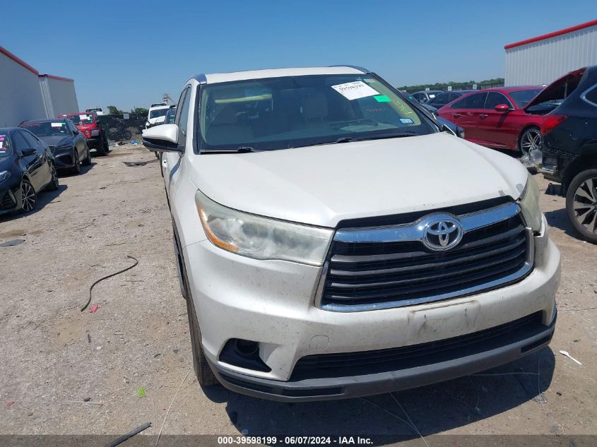 2014 TOYOTA HIGHLANDER XLE