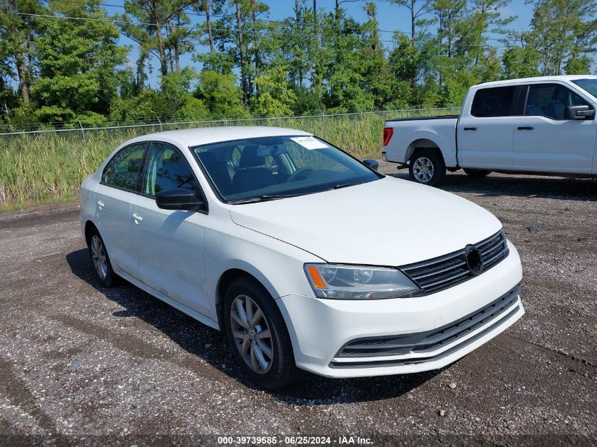 2015 VOLKSWAGEN JETTA 1.8T SE