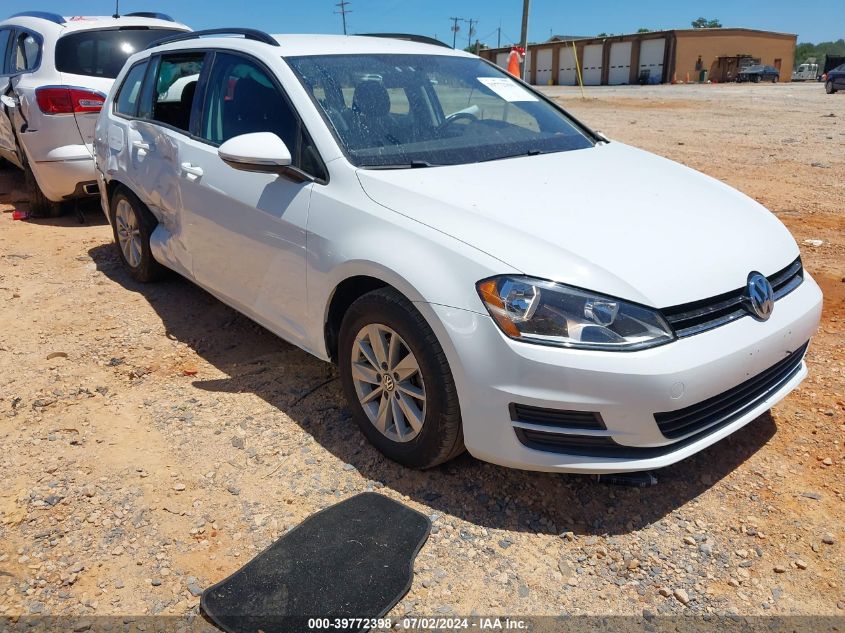 2017 VOLKSWAGEN GOLF SPORTWAGEN TSI S