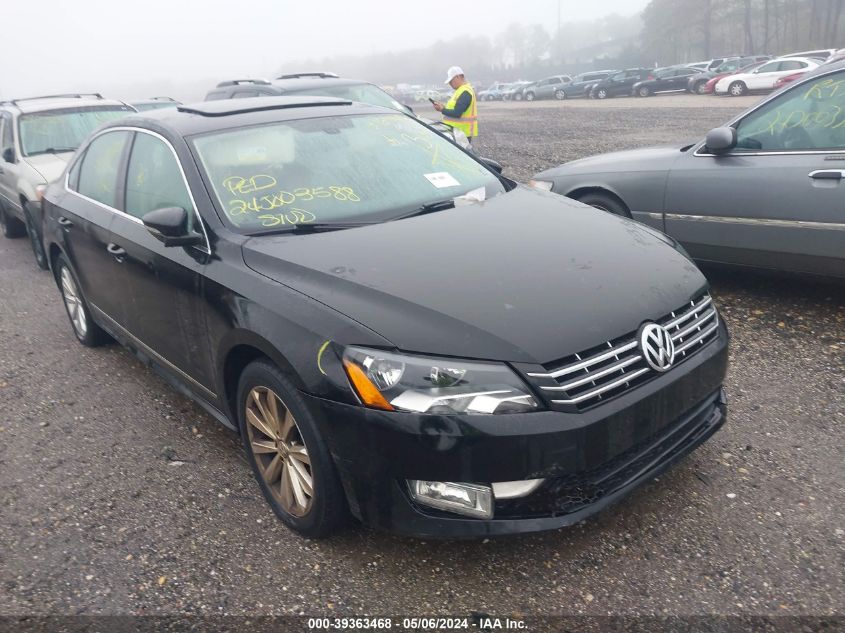 2012 VOLKSWAGEN PASSAT 2.5L SEL PREMIUM