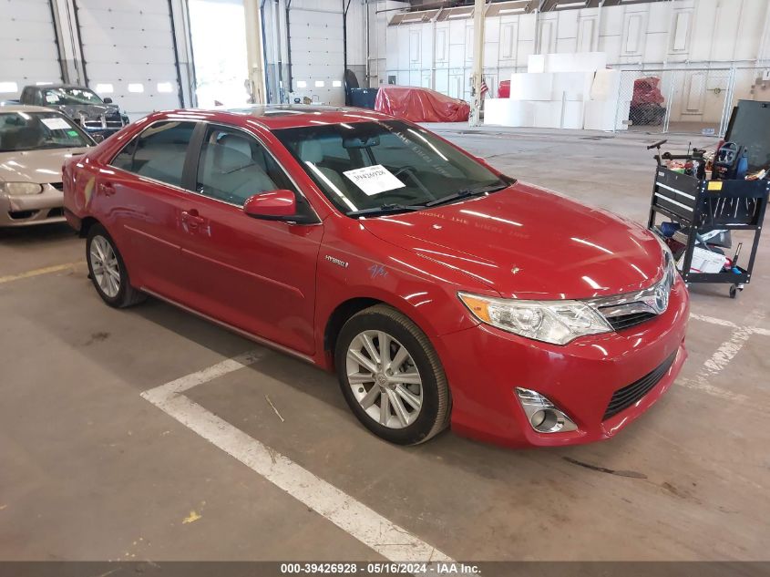 2012 TOYOTA CAMRY HYBRID XLE