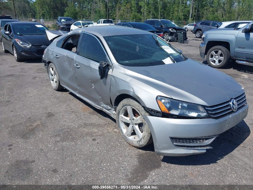 2012 VOLKSWAGEN PASSAT 2.5L SE