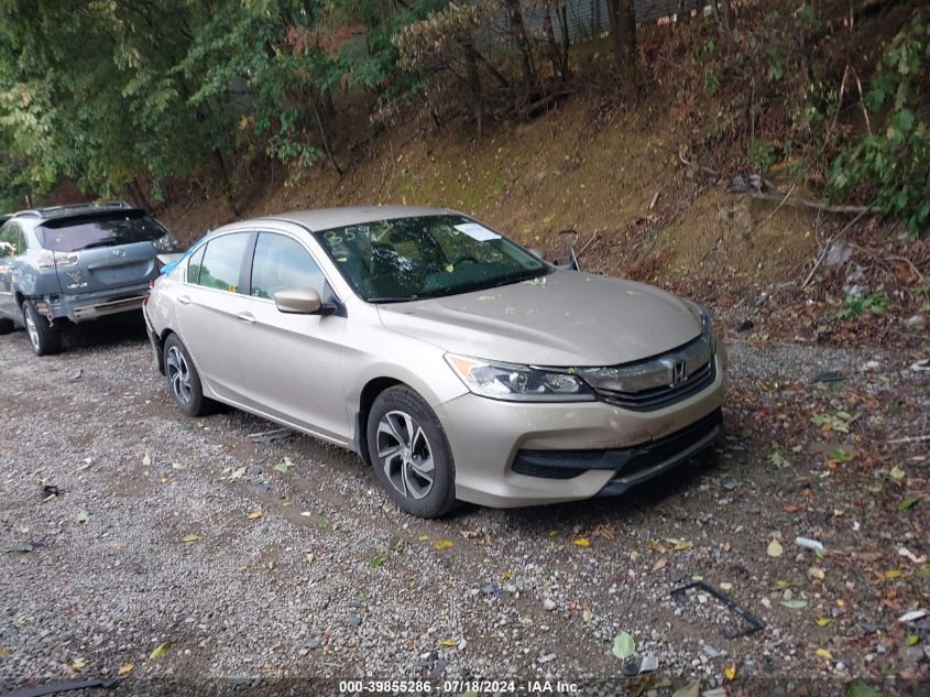 2017 HONDA ACCORD LX